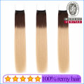 Top Quality 100% Hair Extension Brazilian Virgin Human Hair Knot Thread Hair Extension Remy Hair